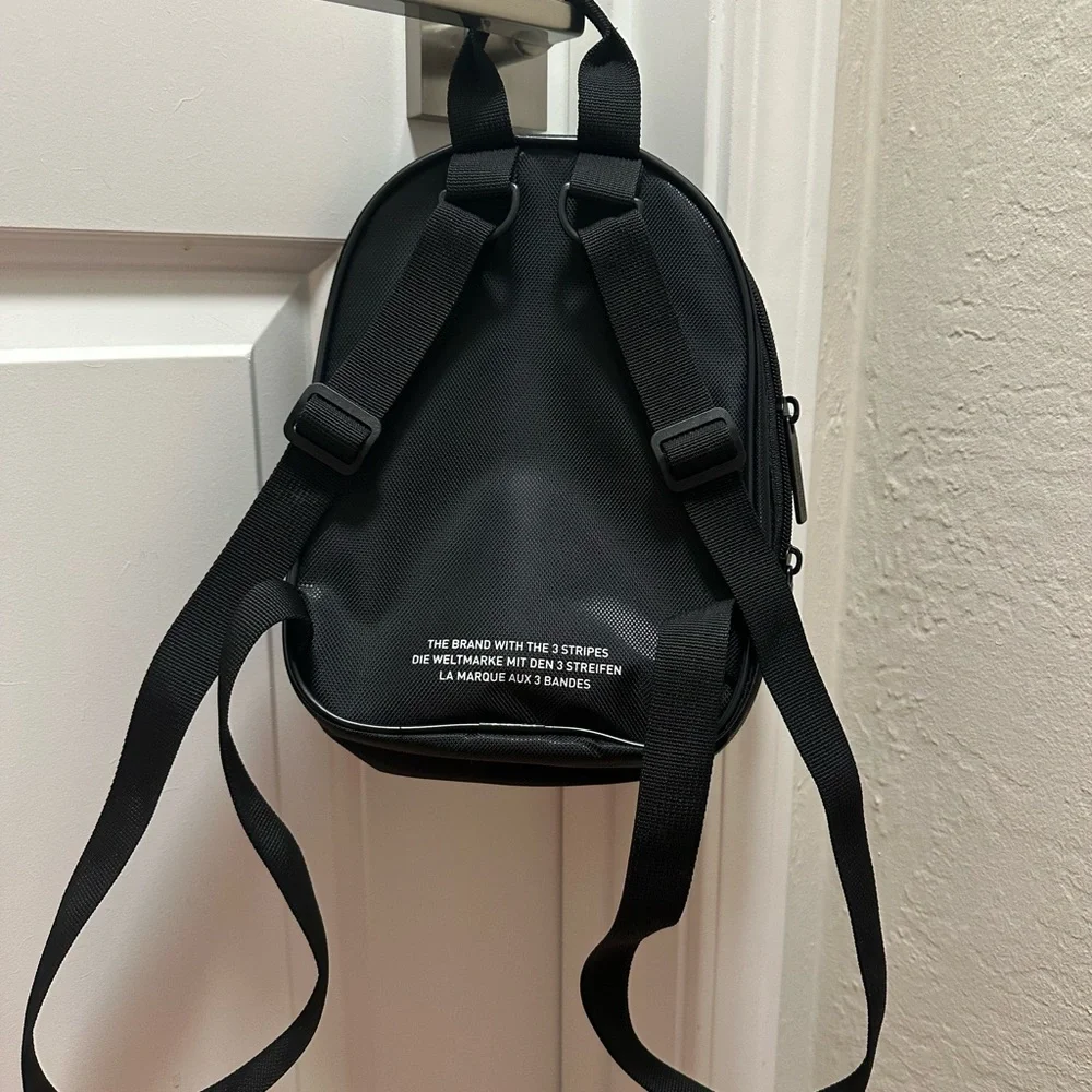 Adidas Black and White Santiago Mini Backpack - Picture 5 of 5